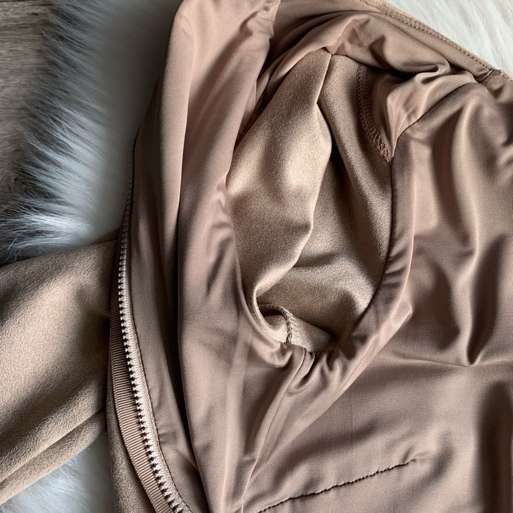 NWT! Bebe Erin Faux Suede Dress - Picture 7 of 10